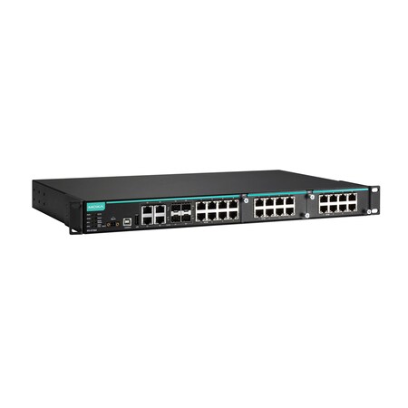 Moxa ModMgdEthSwtch w/8 10/100Base Poe/Poe+Prts, Iks-6728A-8Poe-4Gtxsfp-Hv-T IKS-6728A-8PoE-4GTXSFP-HV-T